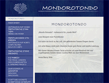 Tablet Screenshot of mondorotondo.de